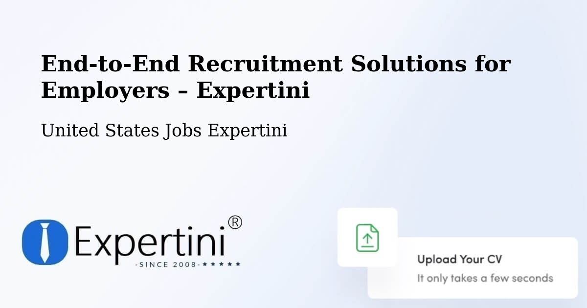 Recruitment Solutions for Employers – Hamden - Hamden, United States Jobs Expertini